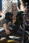 Geralt_of_Rivia Sakimichan The_Witcher // 1280x1871 // 427.0KB