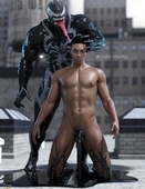 3D Marvel_Comics Miles_Morales Spider-Man Sthenhx Venom // 523x680 // 62.1KB