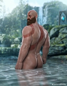 3D God_of_War Kratos Sthenhx // 526x680 // 53.9KB